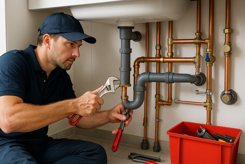 Travaux de plomberie et sanitaires